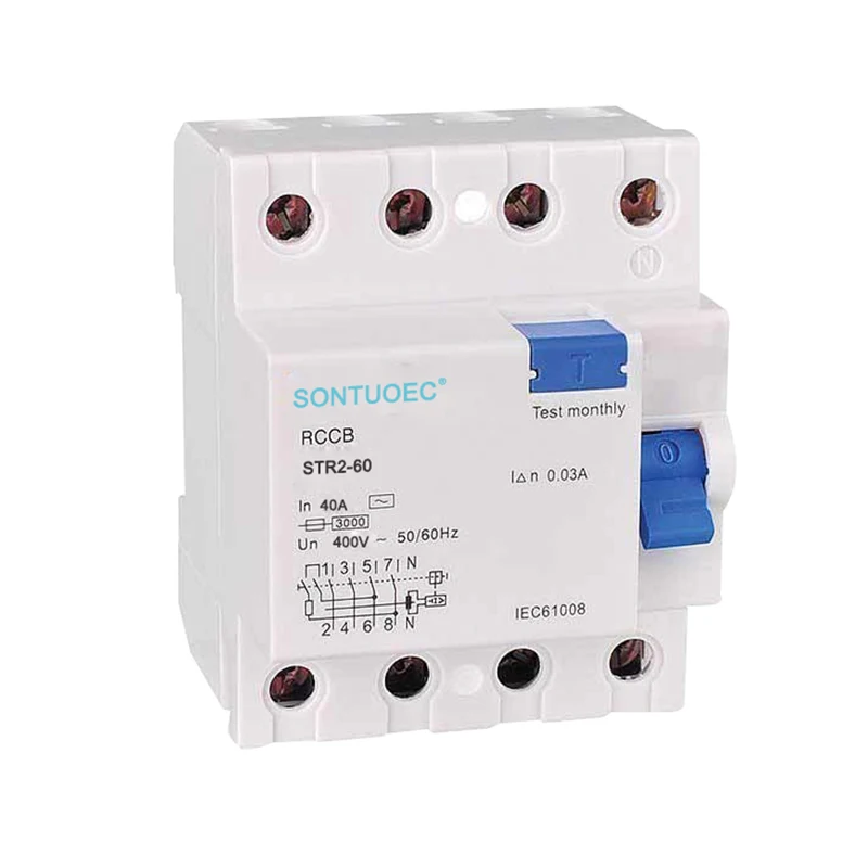 4p 63a / 30ma RCD AC түрү