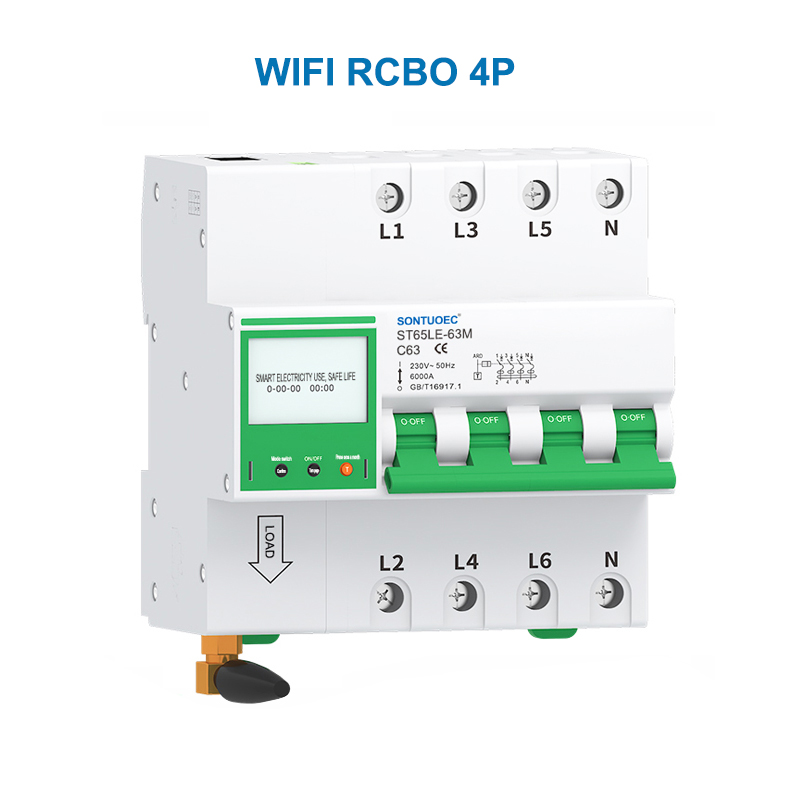 IOT акылдуу схемасы Breaker WiFi MCB RCBO