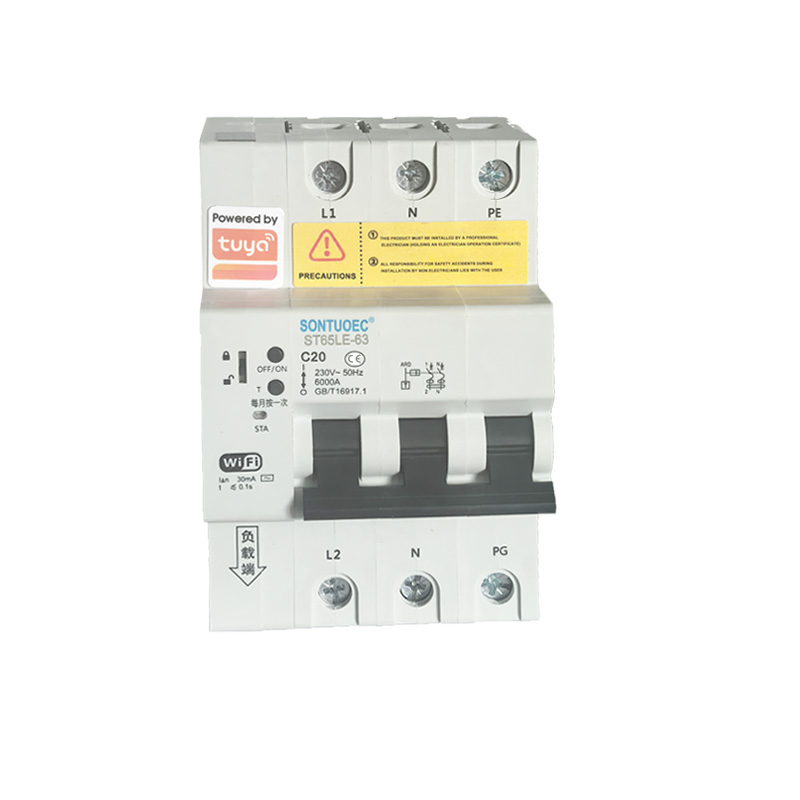 WiFi ST65LE-63wf2 сериясы көп функциялуу IoT акылдуу RCBO интеллектуалдык өчүргүч